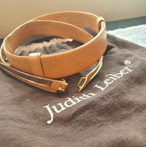 Judith Leiber Snakeskin w/ Carnelian Quartz